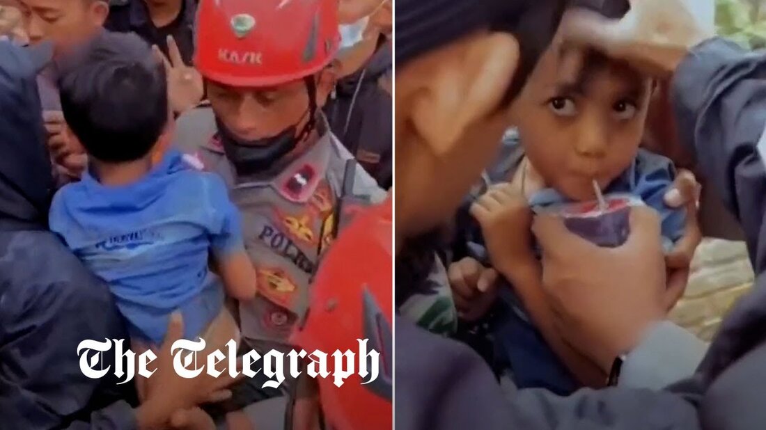 Ein sechsjähriger Junge wurde lebend aus den Trümmern eines eingestürzten Hauses in Indonesien gezogen, nachdem er auf wundersame Weise zwei Tage lang ohne Nahrung oder Wasser überlebt hatte, seit ein tödliches Erdbeben mindestens 271 Menschen getötet hatte. Die dramatische Rettung von Aksa am Mittwoch wurde von der Kamera festgehalten und belebte die Hoffnung der Helfer, dass noch Überlebende in den Trümmern von Gebäuden gefunden werden könnten, die durch ein flaches Erdbeben der Stärke 5,6 beschädigt wurden, das West-Java am frühen Montagnachmittag traf. „Als wir merkten, dass Azka lebt, brachen alle in Tränen aus, auch ich“, sagte der 28-jährige örtliche Freiwillige &hellip;