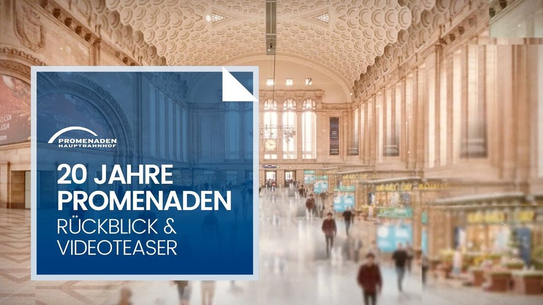 1995 begann die Umstellung auf eines der größten europäischen Modellprojekte. Zum ersten Mal in Deutschland wurde ein Service- und Einkaufszentrum in ein denkmalgeschütztes Bahnhofsgebäude integriert. Der mehrfach preisgekrönte Promenaden Hauptbahnhof Leipzig feiert 2017 sein 20-jähriges Bestehen. Youtube-Link