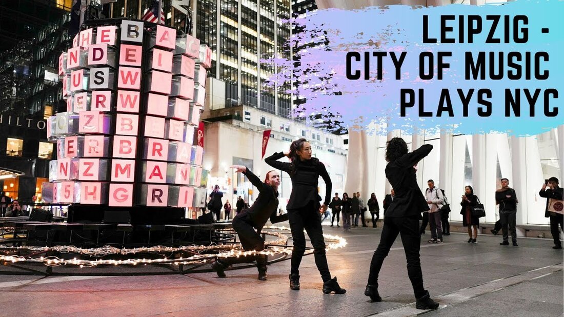 Leipzig – Die Stadt der Musik war vom 24. bis 27. Oktober auf der Oculus Plaza in New York City und präsentierte ihre Licht- und Toninstallation „25 Her Youtube-Link
