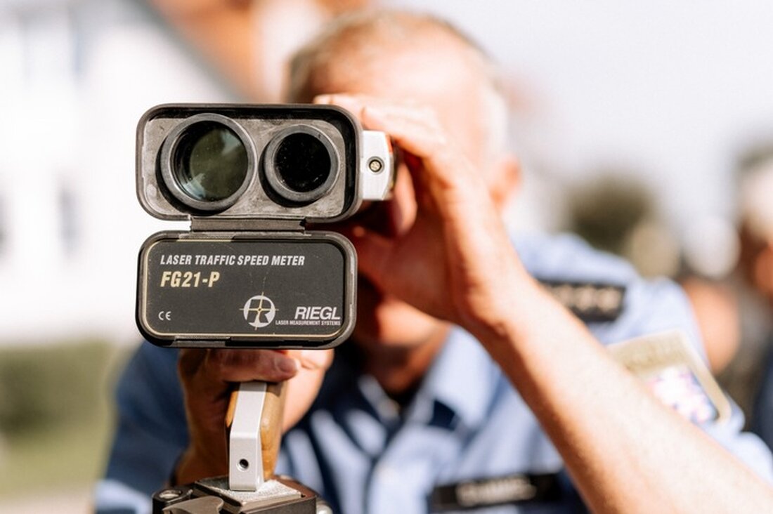 Polizei Mittelhessen zieht Bilanz zum ROADPOL Speedmarathon: Über 95.000 Fahrzeuge gemessen, 2850 Raser ertappt.