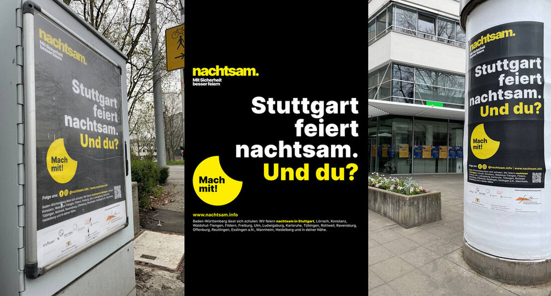 Mit der Aktion „Nachtsam. Besser feiern ist sicherer“ fördert das Sozialministerium präventive Maßnahmen gegen Gefahren für Frauen wie sexuelle Belästigung und Übergriffe im Nachtleben. Seit dem Start im September 2021 wurden bereits 45 Unternehmen geschult. Seit dem Start der Kampagne „Nachts. Feiern Sie sicher besser“ Im September 2021 haben sich bereits 90 Vereine, Unternehmen und Einrichtungen auf der Aktionsseite registriert, davon wurden mittlerweile 45 Mitarbeiter geschult. Darüber hinaus konnten wichtige Kooperationspartner in den jeweiligen Städten gewonnen werden, beispielsweise Universitäten, das Ordnungsamt in Freiburg oder die Nachtbürgermeister/-direktoren in Stuttgart und Mannheim. In Heidelberg und Mannheim beteiligen sich auch die lokalen Citybike-Anbieter. …