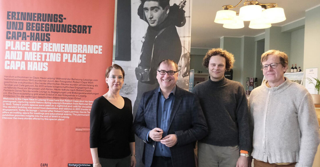 Die neue Dauerausstellung „War is over“ im Capa-Haus Leipzig zeigt ab 21. Januar 2025 Fotos und Geschichten zum Kriegsende 1945.
