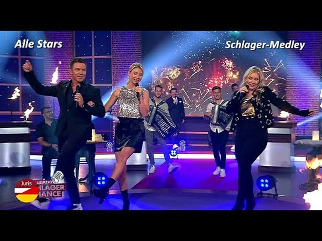 Schlagerchance in Leipzig 2020 Präsentiert von Florian Silbereisen In der Sendung mit vielen Hits zum Mitsingen stellt Florian Silbereisen die Frage: Wer darf in der TV-Jubiläumsshow des Jahres auftreten? Während die Vorbereitungen für „Das große Hit-Jubiläum“ bereits auf Hochtouren laufen, bekommen einige Künstler eine „Hit-Chance in Leipzig“ und kämpfen um den letzten freien Platz auf der großen Hit-Bühne! Unterstützt werden sie dabei von Stars wie Beatrice Egli, Anna-Carina und Stefan Mross, Thomas Anders und Andy Borg. # Beatrice Egli, # Schlager, # JurisGeorg. Youtube-Link