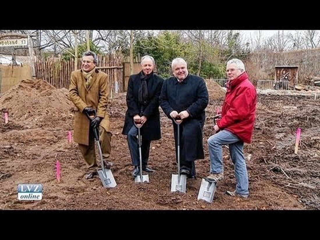 Leipzig, 3. April 2013: Der Zoo wächst weiter: Bis zum Frühjahr 2014 wird ein neues Gehege für die Amur-Leoparden gebaut. Die gefährdeten Tiere werden auch in Leipzig zur Zucht gehalten – weitere Nachkommen sind geplant. . Youtube-Link