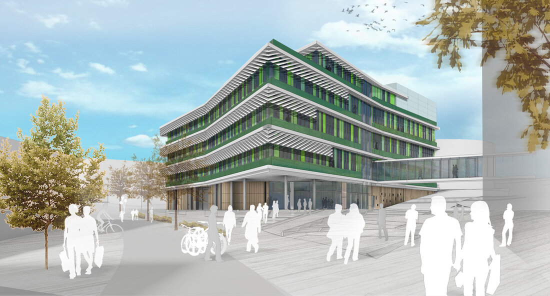 Die Bauarbeiten für den Neubau Pathologie, Neuropathologie und Humangenetik des Universitätsklinikums Tübingen haben begonnen. Die Fertigstellung ist für 2026 geplant. Das Land investiert rund 56 Millionen Euro. Beim Universitätsklinikum Tübingen haben die Bauarbeiten für den Neubau Pathologie, Neuropathologie und Humangenetik begonnen. Das Land investiert rund 56 Millionen Euro. Der Neubau soll 2026 fertiggestellt sein. Finanzstaatssekretärin Gisela Splett sagte: „Der Neubau für das Universitätsklinikum Tübingen weist eine vorbildliche Energieeffizienz auf. Der Heizwärmebedarf wird durch die hohe Wärmeschutzqualität minimiert. Mit dem Anschluss an das Fernwärmenetz und der Nutzung von Photovoltaik wird ein Effizienzhaus-Standard erreicht.“ Wissenschaftsministerin Petra Olschowski meinte: „Das Gebäude bietet bedeutenden Grundlagendisziplinen …