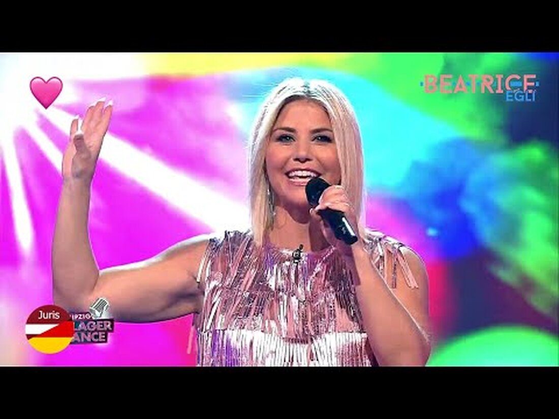 Schlagerchance in Leipzig 2020 Präsentiert von Florian Silbereisen In der Sendung mit vielen Hits zum Mitsingen stellt Florian Silbereisen die Frage: Wer kann in der TV-Jubiläumsshow des Jahres auftreten? Während die Vorbereitungen für „The Big Hit Jubilee“ bereits in vollem Gange sind, bekommen einige Künstler eine „Hit-Chance in Leipzig“ und kämpfen um den letzten freien Platz auf der Big Hit-Bühne! Sie werden von Stars wie Beatrice Egli, Anna-Carina und Stefan Mross, Thomas Anders und Andy Borg unterstützt. # BeatriceEgli, # schlager, # JurisGeorg. Youtube-Link