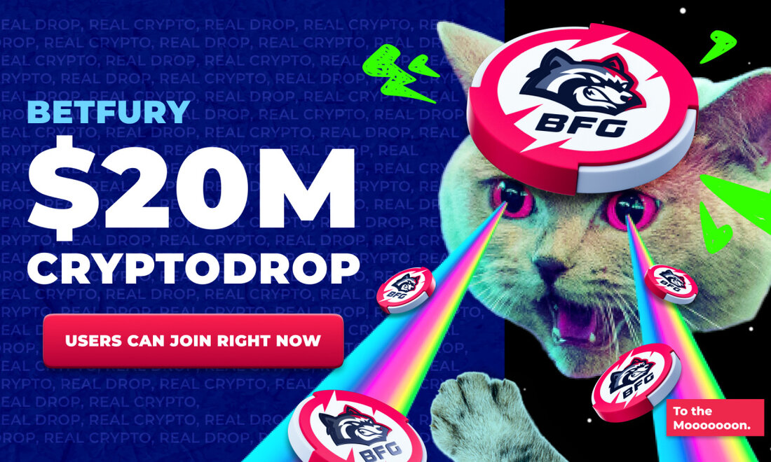 Willemstad, Curacao, 6. Juni 2024, Chainwire Der BetFury Das Krypto-Ökosystem kündigte eine großartige Kryptodrop. Der Preispool von 20.000.000 USD wird vom Ende des dritten Quartals bis zum Beginn des vierten Quartals ausgeschüttet. Diese Initiative bietet den Teilnehmern die Möglichkeit, durch das Erfüllen verschiedener Aufgaben Kryptowährungen zu verdienen. Der Cryptodrop-Pool besteht aus erstklassigen Krypto- und BFG-Token, die ihre Position gestärkt haben, nachdem sie 33 % des Gesamtangebots verbrannt und 48 % des Umlaufs blockiert haben. Über den Cryptodrop Bei Cryptodrop werden Token an Benutzer verteilt, die bestimmte Aufgaben erfüllen. Im Gegensatz zu anderen Projekten bietet Cryptodrop von BetFury Token mit festgelegtem …