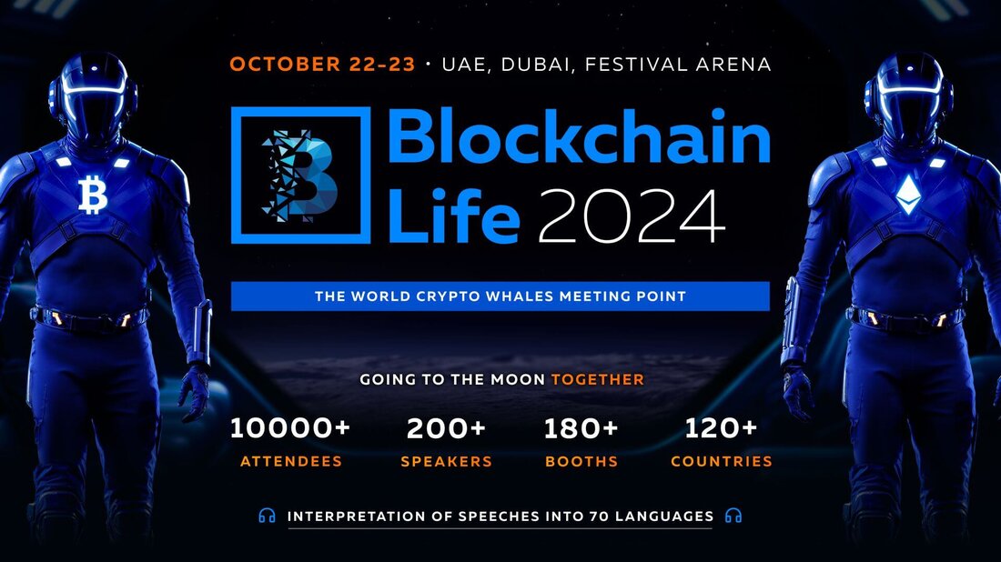 An 22. – 23. Oktober Dubai wird Gastgeber des 13. internationalen Forums Blockchain Life 2024 sein – eines der größten globalen Events im Bereich Web3, Kryptowährungen und Mining. Das Forum wird über 10.000 führende Experten, Krypto-Unternehmer und -Enthusiasten aus 120 Ländern umfassen. Teilnehmer und Redner werden aktuelle Fragen der Entwicklung des Kryptomarktes und neue Trends im Vorfeld des Bullenzyklus diskutieren. Zu den Rednern des Forums gehören: Paolo Ardoino – CEO Tether Justin Sun – Gründer von TRON Yat Siu – Mitbegründer von Animoca Brands Pascal Gauthier – CEO Ledger Dr. Marwan Alzarouni – CEO Dubai Blockchain Center Xinxi Wang – …
