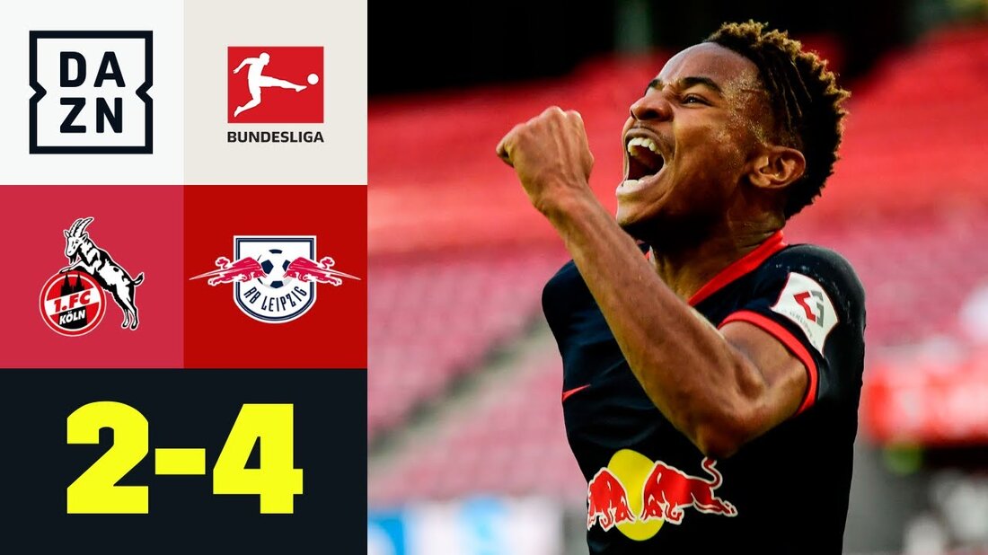 Am Ende des 29. Spieltages begrüßt der 1. FC Köln RB Leipzig. Die Gastgeber übernehmen nach sieben Minuten die Führung durch Cordoba. Patrick Schick und Christopher Nkunku drehen das Spiel vor der Pause. In der zweiten Halbzeit glänzt Torhüter Peter Gulacsi mit einer Vorlage zum 3: 1 von Timo Werner. Anthony Modeste verkürzt das Ergebnis zunächst auf 2: 3, bevor Dani Olmo den letzten Schliff gibt und den Sieg für Leipzig sichert. ►Sichern Sie sich Ihren kostenlosen Monat: http://bit.ly/DAZNerleben ►Das DAZN-Programm: http://bit.ly/2uFkulD ►DAZN auch auf Facebook: https://bit.ly/2lUGipo +++ Der beste Fußball Highlights aller Wettbewerbe auf YouTube +++ ► Abonnieren Sie &hellip;