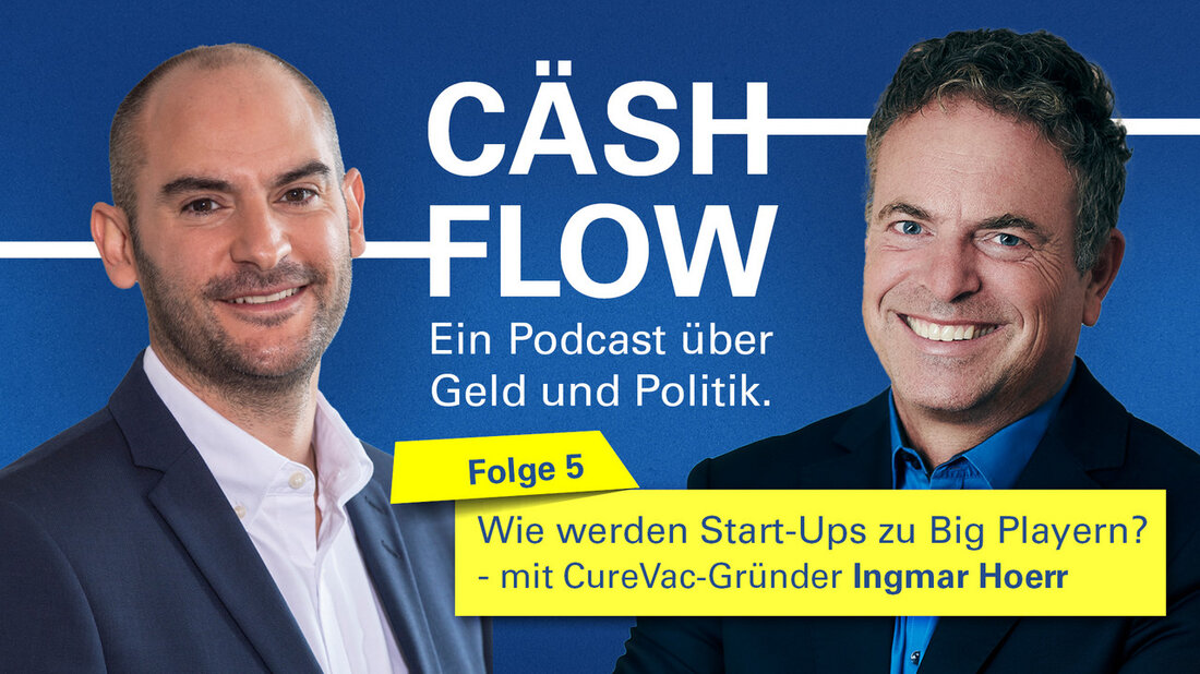In Folge 5 von Cäshflow ist Ingmar Hoerr, Gründer von CureVac und gebürtiger Baden-Württemberger, zu Gast. Finanzminister Dr. Danyal Bayaz und Ingmar Hoerr gehen der Frage auf den Grund, wie Start-ups zu Big Playern werden und was sie brauchen, um sich entwickeln zu können. Ingmar Hoerr ist Baden-Württemberger und ein Pionier der mRNA-Forschung. Im Jahr 2000 gehörte ihm der Tübinger Biopharmakonzern CureVac gegründet und war lange Zeit CEO. Er weiß besser als jeder andere, was Startups brauchen, um sich zu entwickeln. Welche Bedingungen finden junge Unternehmen in Baden-Württemberg vor? Ein Gespräch über Gründung und Scheitern. Das und noch viel mehr …