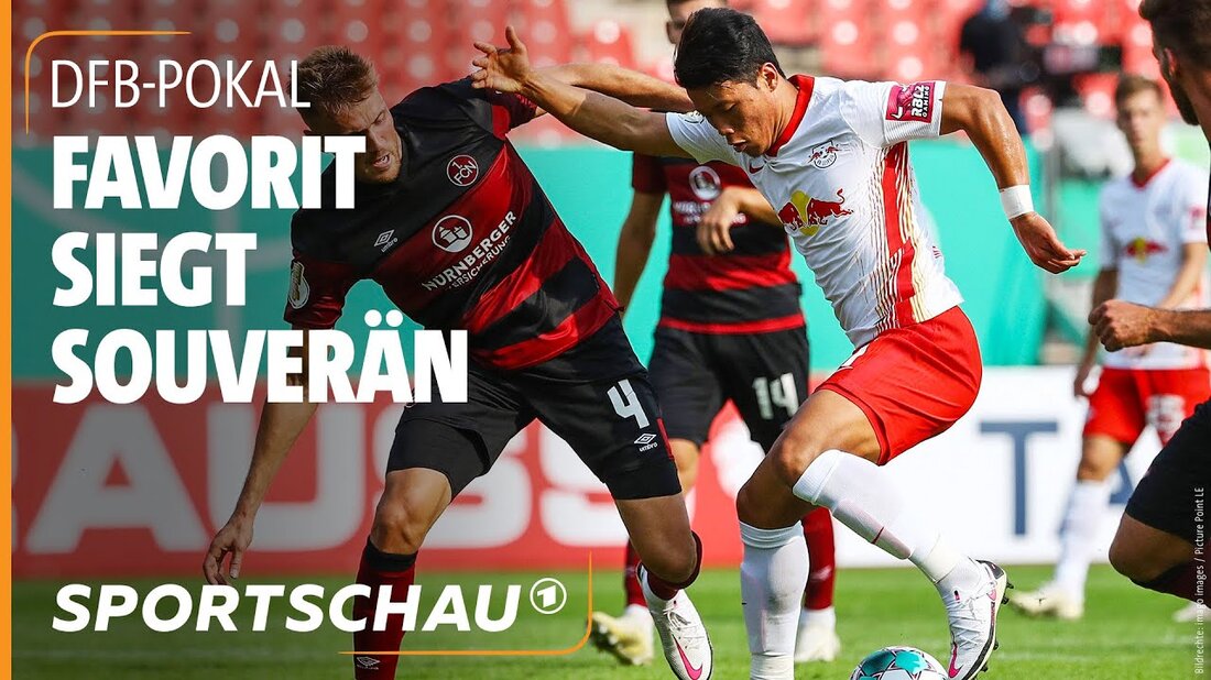 Im ersten Pflichtspiel der Fußballsaison 2020/21 erzielte der Bundesligist RB Leipzig am Samstag in der ersten Runde des DFB-Pokals beim 1. FC Nürnberg einen 3: 0-Sieg (1: 0). Abonnieren Sie uns hier: https://www.youtube.com/sportschau? So … Like uns auf Facebook: https://www.facebook.com/sportschau Wir freuen uns auf dein Abonnement auf Instagram: https: // www.instagram.com/sportschau Folgen Sie uns auf Twitter: https: // twitter .com / sportschau Besuchen Sie unsere Website: https://www.sportschau.de. Youtube-Link