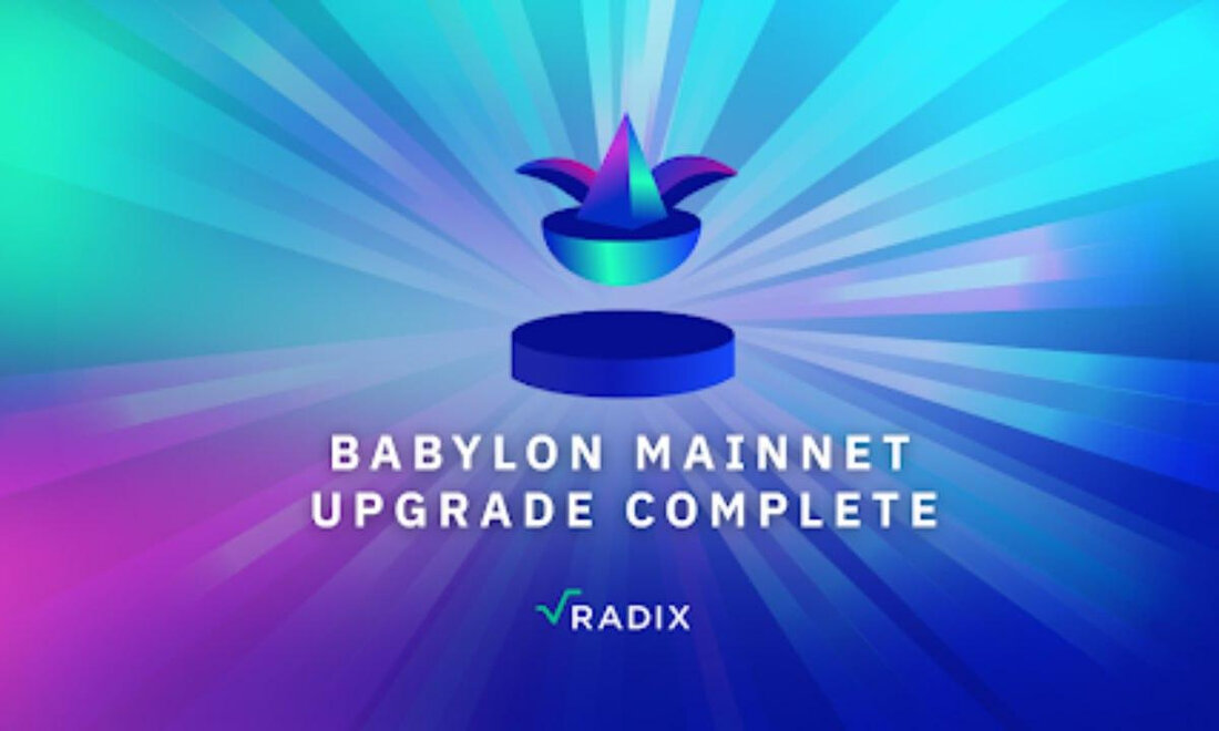 London, England, 28. September 2023, Chainwire Dezentrale Ledger-Plattform Radix Publishing hat den erfolgreichen Abschluss seines lang erwarteten Babylon-Mainnet-Upgrades gefeiert. Das Babylon-Upgrade stellt das Ende der Olympia-Ära dar und wurde von Radix als bahnbrechender Moment für Web3 und den weiteren DeFi-Bereich gefeiert. Das Babylon-Mainnet-Upgrade wurde als „wesentliches Update“ des Radix-Network-Mainnets beschrieben, das die Bereitstellung von Scrypto-basierten Smart Contracts und einer breiten Palette neuer Technologien und Funktionen, insbesondere des Radix Mobile Wallet, ermöglicht. „Nachdem das Radix Babylon-Upgrade abgeschlossen ist, ist der Full Stack für DeFi zum ersten Mal zusammengestellt und läutet einen Neuanfang sowohl für bestehende Benutzer als auch für diejenigen ein, …