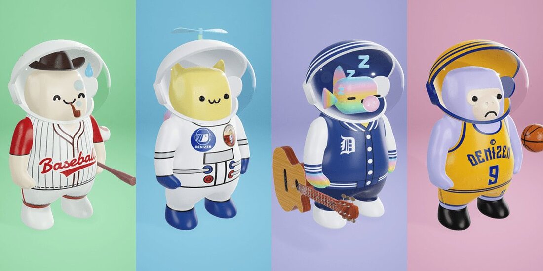 Dover, Delaware, 15. April 2022, Kettendraht Bewohner bringt eine nicht fungible Token (NFT)-Kollektion von Designerspielzeug mit Astronautenmotiven auf den Markt. Die Sammlung berechtigt die Inhaber zu einer garantierten vollständigen Rückerstattung für bis zu 30 Tage nach der Enthüllung. Die Garantie ist fest in den NFT Smart Contract selbst einprogrammiert und kann vom Team nicht geändert werden. Der Markt war gespannt auf einen Paradigmenwechsel im aktuellen NFT-Markt, wo er immer noch von Teppichzügen, Bargeldraub, Spekulationen und kurzfristigen Gewinnmitnahmen geplagt wird. Der Markt fordert mehr Rechenschaftspflicht und Fairness, damit sich NFT-Projekte in ein langfristig nachhaltiges Modell verwandeln können, das die breite Akzeptanz …