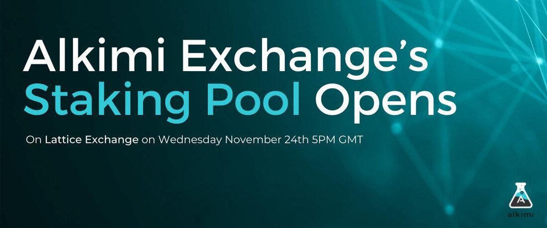 London, England, 23. November 2021, Alkimi Exchange freut sich, die Eröffnung ihres Staking-Pools bekannt zu geben! Alkimi Exchange startet seinen Staking Pool am Gitteraustausch Morgen. Der Staking-Pool für maximal 30 Millionen $ADS-Token wird am 24. November 2021 um 17:00 Uhr GMT geöffnet und 30 Tage später am 24. Dezember um 17:00 Uhr GMT geschlossen. Dies ist die erste Einführung und Bereitstellung von Smart Contracts von Alkimi Exchange. Benutzer können dem Staking-Pool über Lattice Exchange (gitter.austausch), wo sie auch weitere Details zu den Prozess des Absteckens auf Lattice. Dieser Meilenstein ist ein wichtiger Schritt für die Mission von Alkimi Exchange, weniger …