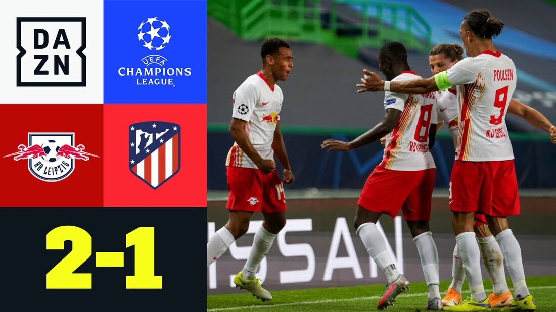Wahnsinn! RB Leipzig steht zum ersten Mal in der Vereinsgeschichte im Halbfinale der UEFA Champions League. Im Viertelfinale schlägt RB Atletico Madrid nach einer doppelten Führung. Dani Olmo und Tyler Adams machen den historischen Fußballsieg in Leipzig perfekt. PSG warten jetzt im Halbfinale. Der eingewechselte Joao Felix glich für Atletico aus. ►Sichern Sie sich Ihren kostenlosen Monat: http://bit.ly/DAZNerleben ►Alle Informationen zur UEFA Champions League: https://bit.ly/2GD8lqf ►Das DAZN-Programm: http://bit.ly/2uFkulD ►DAZN auch auf Facebook: https://bit.ly/2lUGipo +++ Die besten Fußballhighlights aller Wettbewerbe auf YouTube +++ ► Abonnieren Sie die DAZN UEFA Champions League auf YouTube: https://bit.ly/2WL75qD ►DAZN UEFA Europa League Abonnieren Sie auf …