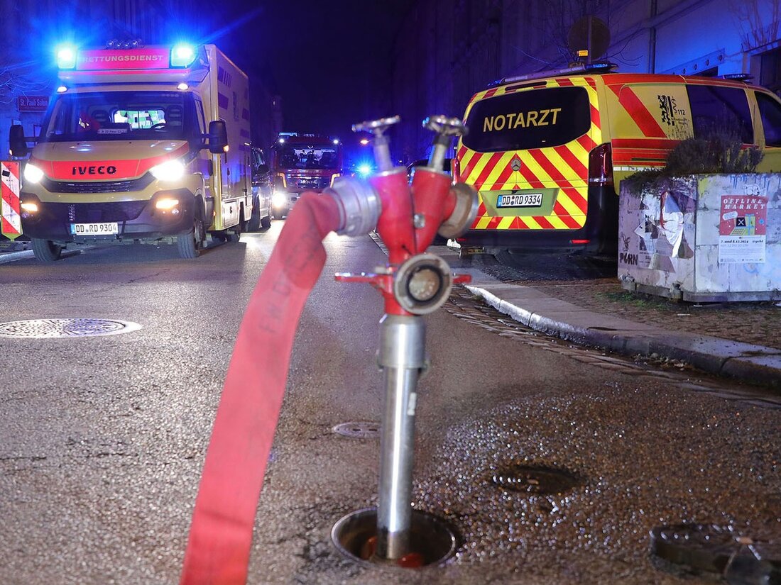 Am 20. Februar 2025 führte die Feuerwehr Dresden 6 Brandeinsätze und 236 Rettungsdienstalarme in der Landeshauptstadt durch.