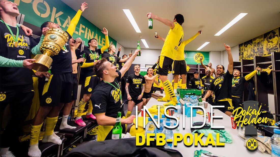 „Für Dortmund nach Berlin“ war unser Motto. Und die Jungs kamen mit dem Pokal unter dem Arm zurück. Wir haben den Weg des BVB ins Finale mit unserer Kamera begleitet. Freuen Sie sich auf: wilde Feierlichkeiten aus der Kabine, ein Interview mit Erling Haaland auf Deutsch und die besten Spielszenen zum Wiedersehen. ▶ Abonnieren & Klingeln: https://goo.gl/kujepC BVB-TV: https://www.bvb.tv/ Facebook: https://facebook.com/BVB Twitter: https://twitter.com /BVB Instagram: https://www.instagram.com/bvb09 Twitch: https://www.twitch.tv/bvb_official TikTok: BVB Website: https://www.bvb.de/ #BVB #insideBVB . Youtube-Link