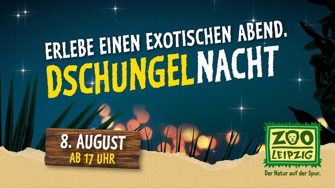 Ein Muss für tanzende Mäuse und Nachtschwärmer: die Dschungelnacht. Exotische Klänge, heiße Rhythmen und ein faszinierendes Abendambiente inmitten der Tierwelt des Leipziger Zoos. Am 8. August 2015 ab 17 Uhr Musikalisches Highlight: Conexion feat. LAFROTINO ex. Culcha Candela & Eugenia Facebook-Event: https://www.facebook.com/events/612143955586767/ Youtube-Kanal: https://www.youtube.com/user/leipzigzoo Homepage: www.zoo-leipzig.de Musik: Just Sway – Rocavaco (ccmixter.org). Youtube-Link