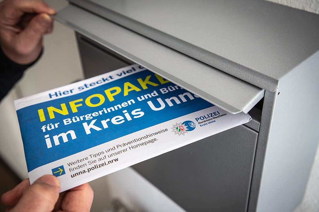 Ab dem 28.02.2025 verteilt die Kreispolizeibehörde Unna Informationen zum Einbruchschutz in Bergkamen-Overberge.