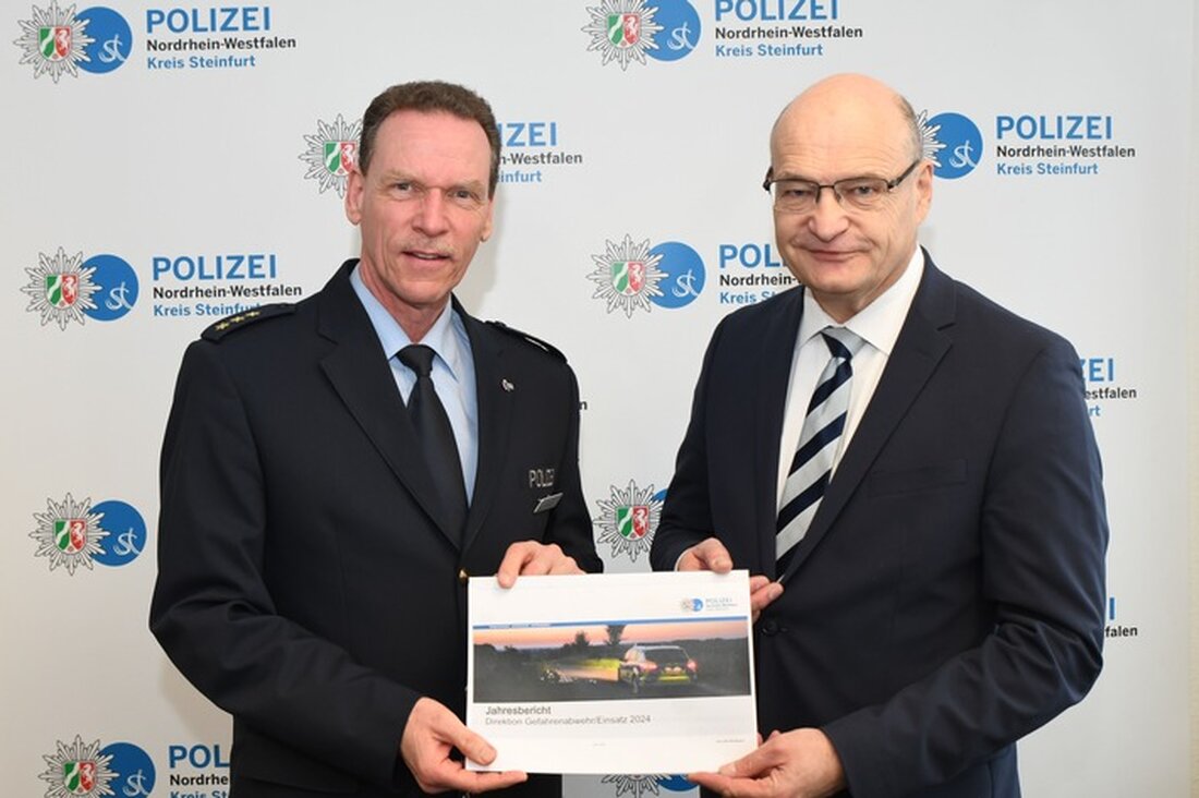 Die Einsatzbilanz 2024 der Kreispolizeibehörde Steinfurt dokumentiert Einsätze, Modernisierungen und Bürgernähe der Polizei.