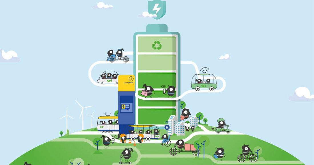 Europäische Mobilitätswoche 2023 Unter dem diesjährigen Motto „Save energy – Energie sparen“ hält die Europäische Mobilitätswoche vom 16. bis zum 22. September 2023 wieder ein pralles Programm für Leipzig bereit. Die Kampagnenwoche will Menschen in ganz Europa nachhaltige Mobilität näherbringen und innovative Verkehrslösungen aufzeigen. Auftakt am 16. September 2023 Los geht es am Samstag, 16. September 2023, 10 Uhr: Baubürgermeister Thomas Dienberg eröffnet die Europäische Mobilitätswoche gemeinsam mit Ulf Middelberg, Sprecher der Geschäftsführung der Leipziger Verkehrsbetriebe (LVB), in einer extra grün-gestalteten Kampagnen-Straßenbahn: Diese besondere Aktionsbahn fährt ab dem Start der Europäischen Mobilitätswoche in Leipzig und wirbt für den Klimaschutz im …