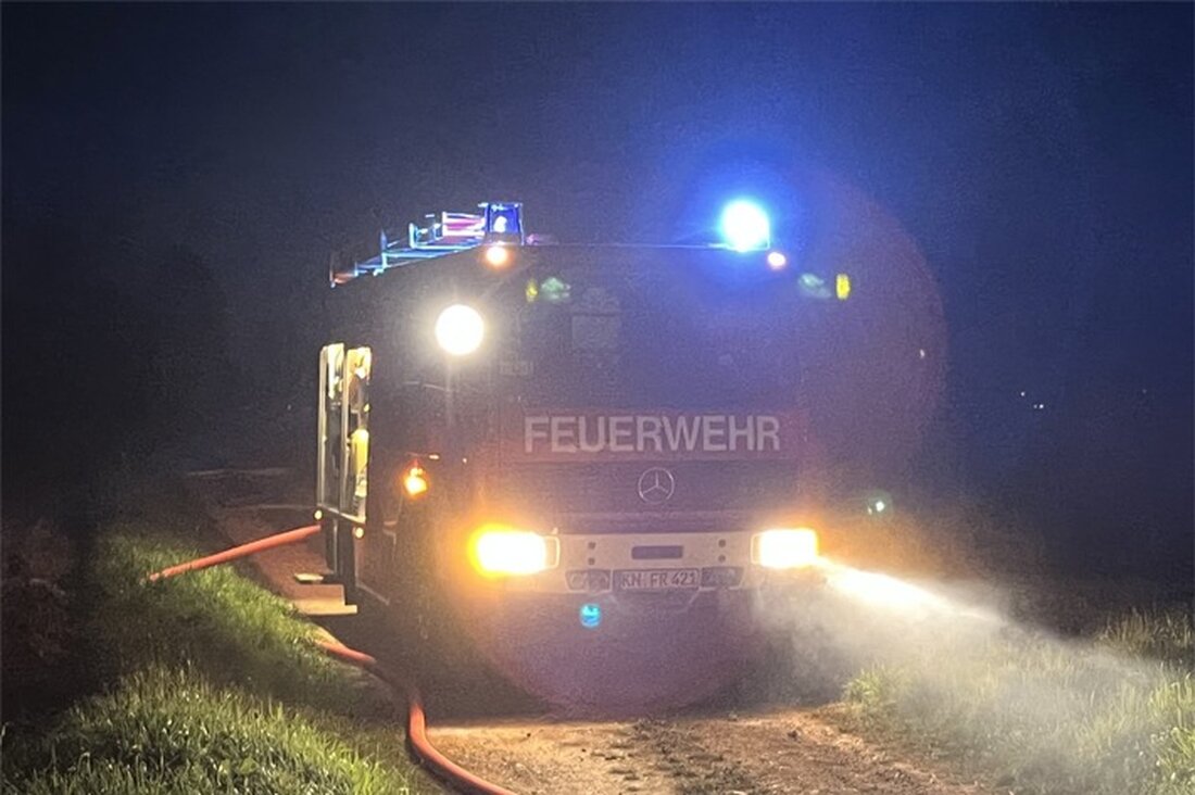 Am 11. April 2025 löschte die Freiwillige Feuerwehr Reichenau brennende Riedballen in Mittelzell. Der Einsatz endete um 00:15 Uhr.