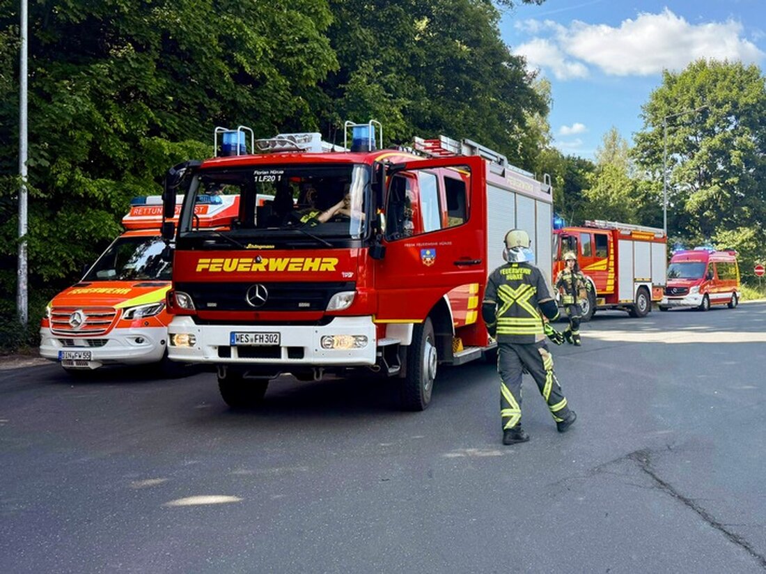 Die Feuerwehr Hünxe rettete am 16. Mai ein eingesperrtes Kind aus einem Fahrzeug an der Rastanlage Hünxe-West.