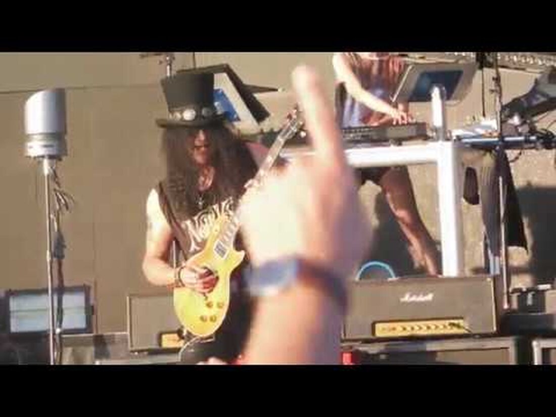 Videoaufnahmen vom Guns N &#8218;Roses Konzert Leipzig 2018. Youtube-Link