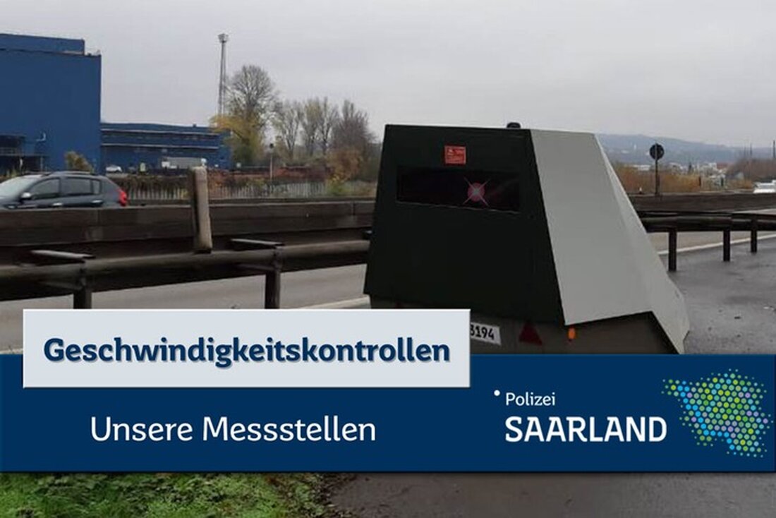 Die saarländische Polizei kündigt Geschwindigkeitskontrollen vom 12. bis 18. Mai 2025 an verschiedenen Örtlichkeiten an. Sicherheit im Fokus.