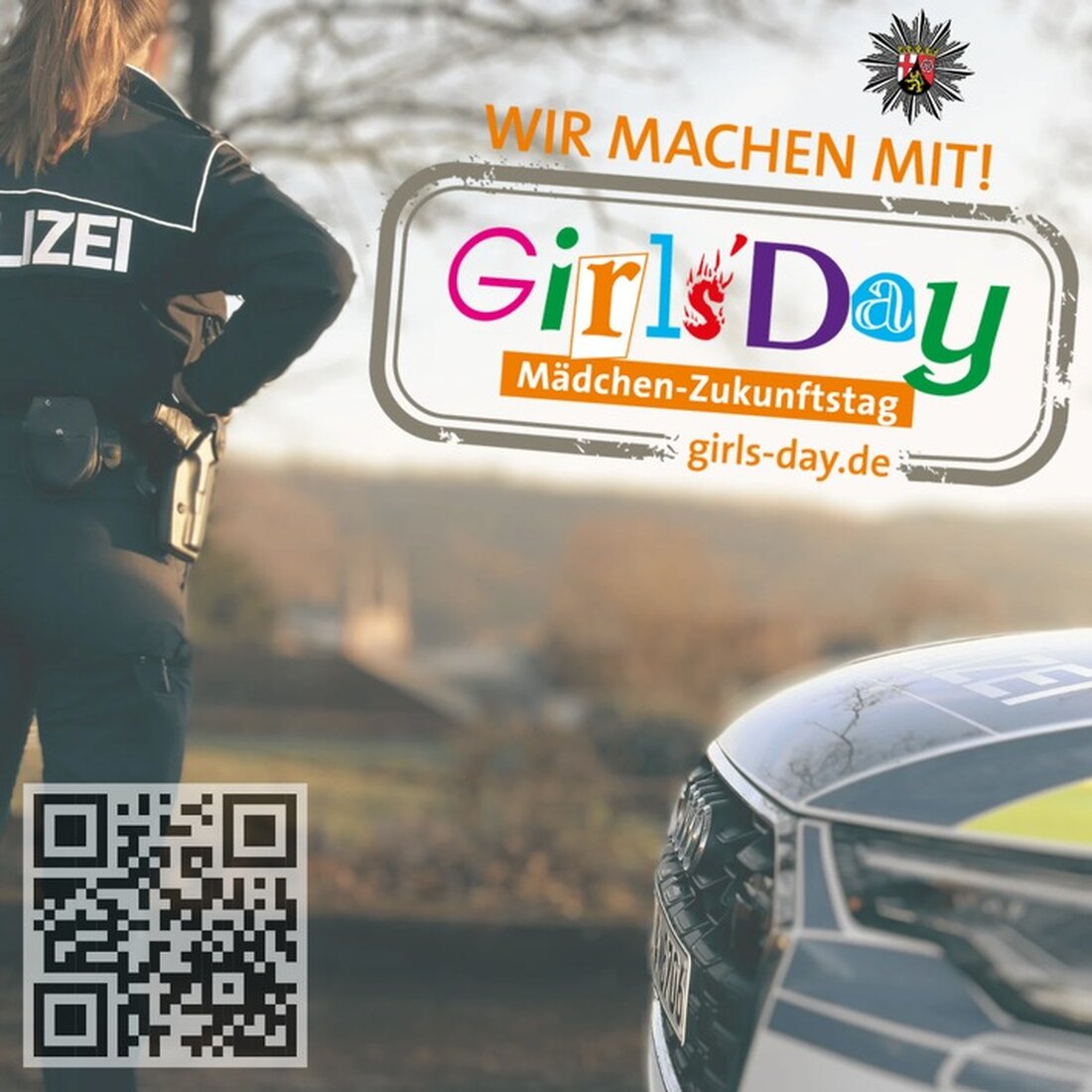 Am Girls' Day am 3. April 2025 lädt die Polizei Prüm Mädchen ab 15 Jahren ein, spannende Einblicke in Polizeiberufe zu gewinnen. Anmeldung bis 28. März!