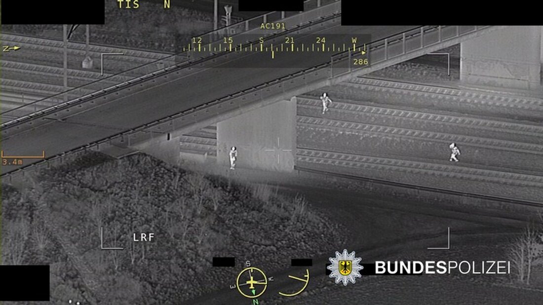 Bundespolizei München erwischte einen 19-Jährigen beim Sprayen in einer Unterführung; seine Flucht endete unter einer Brücke.