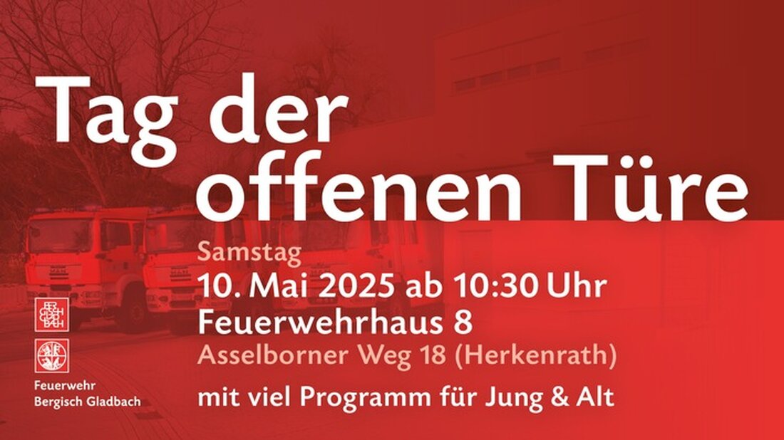 Am 10. Mai 2025 lädt der Löschzug 9 - Bensberg zum Tag der offenen Tür im Feuerwehrhaus 8 in Herkenrath ein. Erleben Sie spannende Vorführungen und Informationen zur Feuerwehrarbeit für die ganze Familie!