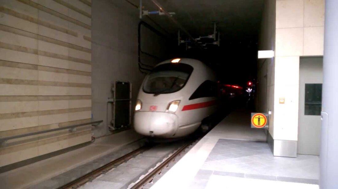 ICE 1745 „Berlin“ von Düsseldorf Hbf nach Dresden Hbf. Aufgenommen am 3. Februar 2014 in Leipzig. Youtube-Link
