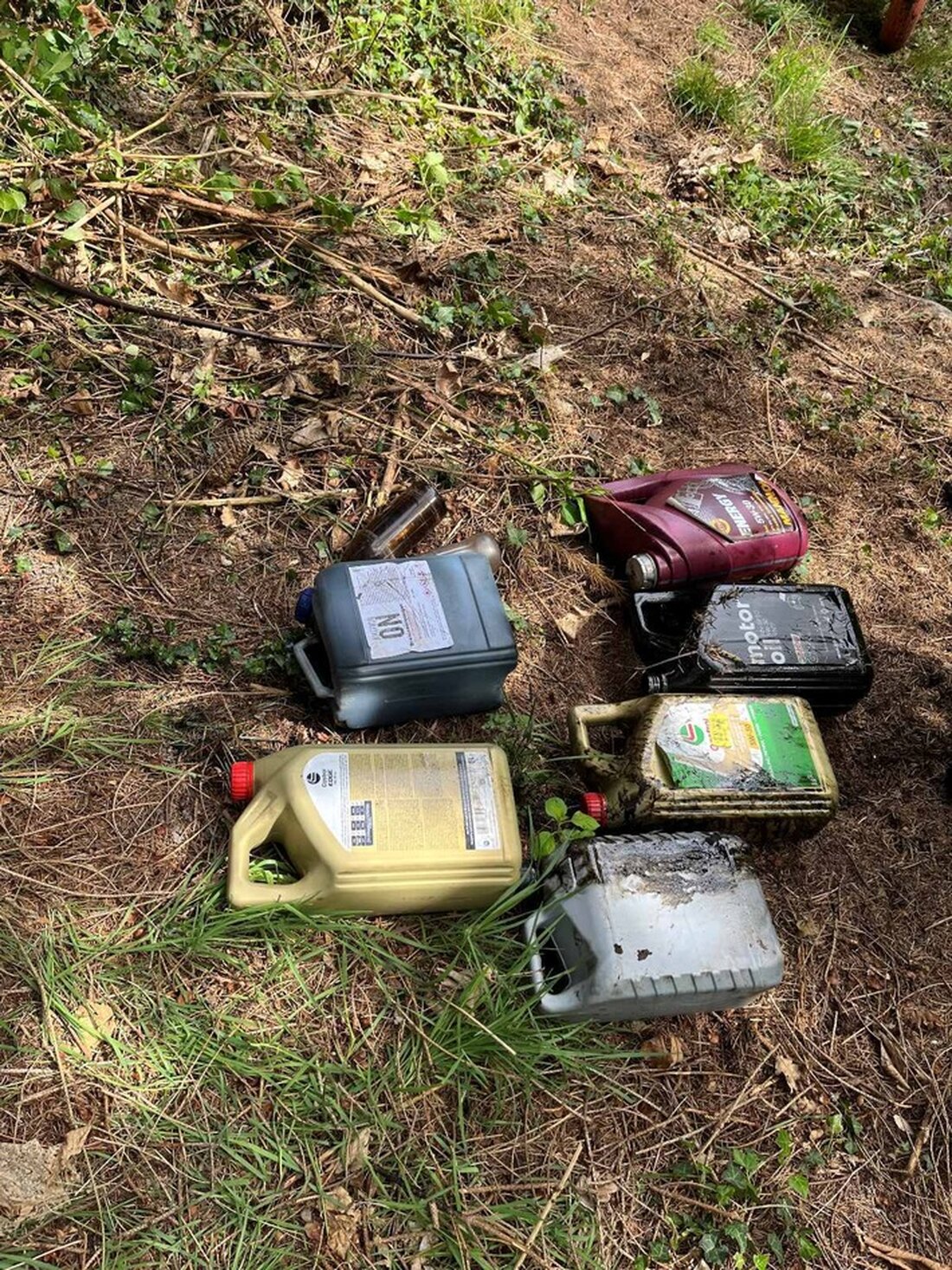 Unbekannte entsorgten illegal 40 Liter Altöl in Langenbrand. Zeugen werden gebeten, sich bei der Polizei Offenburg zu melden.