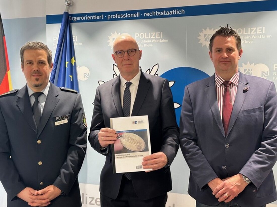 Die Kriminalstatistik 2024 für den Kreis Kleve zeigt: Jede zweite Straftat wird aufgeklärt. Zahlen & Entwicklungen im Überblick.