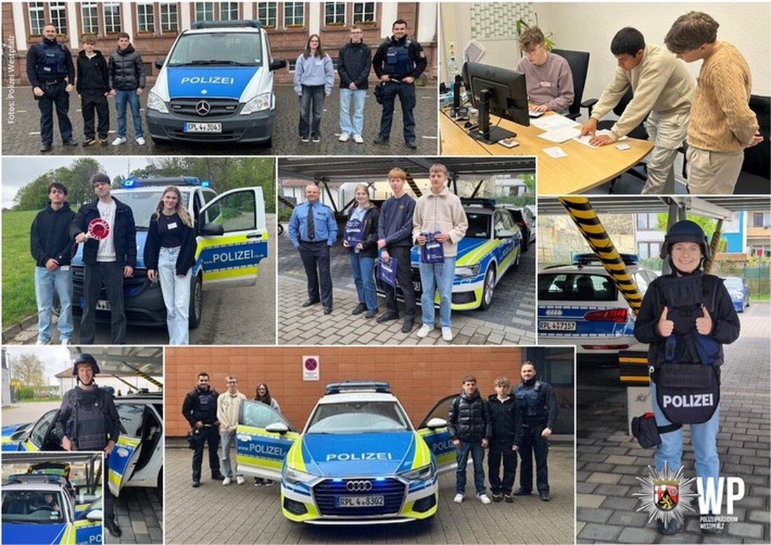 Rund 20 Jugendliche erkunden beim Schnupperpraktikum im Polizeipräsidium Westpfalz den Polizeialltag und verschiedene Einsatzbereiche.