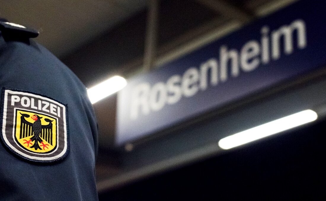 Bundespolizei nimmt in Rosenheim eine junge Frau nach lautem Handy-Gespräch fest. Widerstand und Bedrohung führen in Klinik.