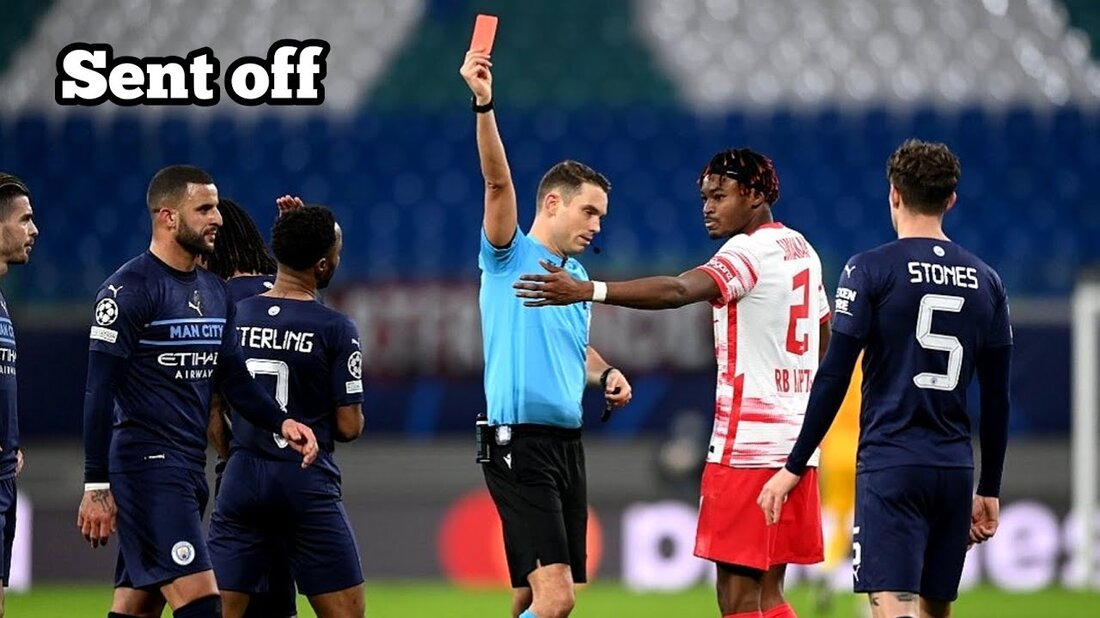 Kyle Walker Rote Karte | RB Leipzig gegen Man. Stadt | Kyle Walker Red Card heute. Kyle Walker hat weggeschickt. #Kylewalker #kylewalkerredcard. Youtube-Link
