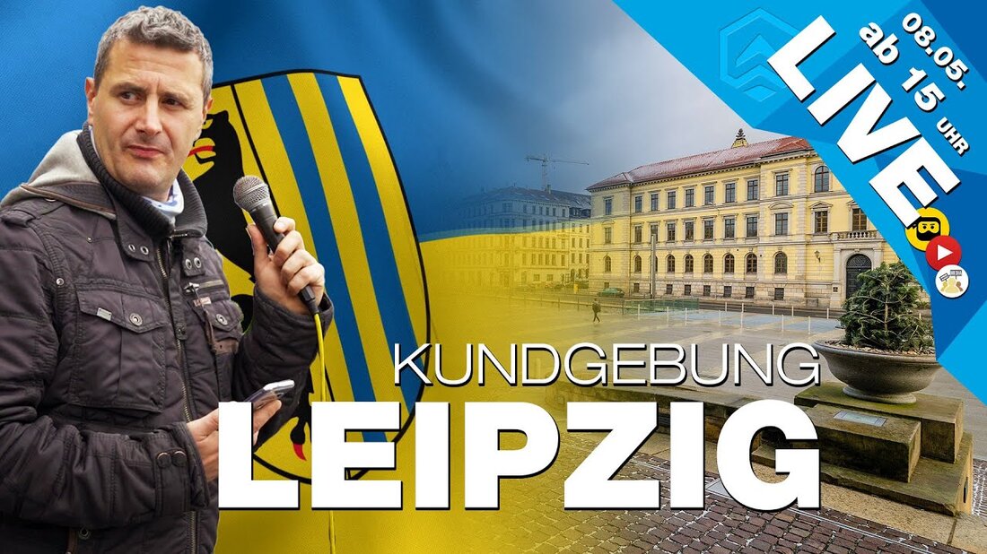 Nach wochenlangen Verboten nun plötzlich ein Teilerfolg: Die Leipziger Versammlungsbehörde hat einer Kundgebung auf dem Simsonplatz zugestimmt. Thematisiert wird die aktuelle Situation insbesondere im Hinblick auf Kinder und deren Folgen. Freuen Sie sich auf Referenten wie den Veranstalter Nils Wehnert und andere. ►► Machen Sie das unbedingt! Samstag, 8. Mai ab ca. 15 Uhr LIVE auf ELIJAH TEE – ET VIDEO & INHALT 2.0! ►►► MIT KOMPLETTEN SOUND & BILD AUF DLIVE, wo wir uns frei unterhalten können. ▬ BILDMATERIALNAME ▬▬▬▬▬▬▬▬▬▬▬ Tuxyso / Wikimedia Commons / CC BY-SA 3.0 ▬ ALTERNATIVE STREAMS ▬▬▬▬▬▬▬▬▬▬▬ DLIVE: http://dlive.tv/etvideocontent ►► BITTE ABONNIEREN SIE AUCH …