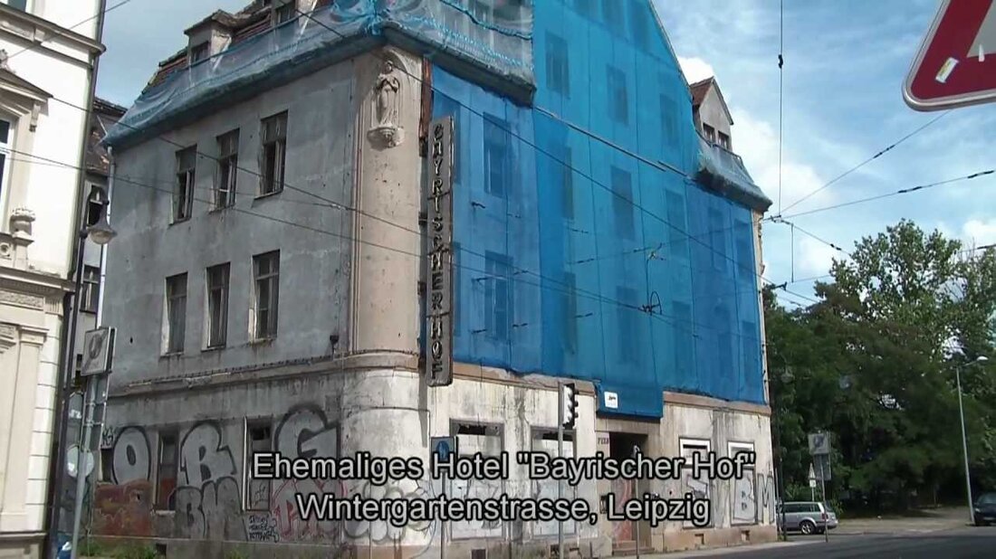 Bis in die 1980er Jahre war das HO Hotel Bayrischer Hof eine bezahlbare Unterkunft im Zentrum von Leipzig. . Youtube-Link