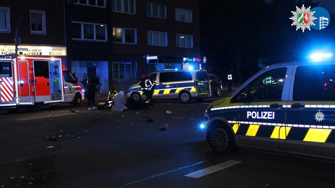 Am 19. April kam es in Oberhausen zu einem schweren Abbiegeunfall zwischen einem Pkw und einem Motorradfahrer.