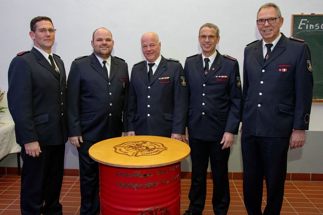 Brandinspektor Sebastian van Triel übernimmt die Leitung der Löschgruppe Hassum in Goch und folgt Thomas Schilloh nach 17 Jahren.