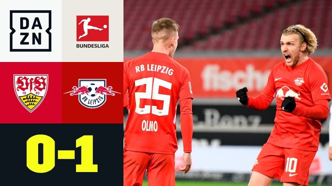 Am 14. Bundesliga-Spieltag besucht Leipzig die Mercedes-Benz-Arena in Stuttgart. Stuttgart konnte kein Spiel mit vier direkten Duellen in der Bundesliga gewinnen. In der 22. Minute hätte Forsberg früh in Führung gehen können – verpasste aber die Chance. Am Ende ist es Olmo, der Julian Nagelsmanns Team in der 67. Minute zum Sieg bringt. ►Sichern Sie sich Ihren freien Monat: http://bit.ly/DAZNerleben ►Das DAZN-Programm: http://bit.ly/2uFkulD ► DAZN auch auf Facebook: https://bit.ly/2lUGipo +++ Die besten Fußballhighlights aller Wettbewerbe auf YouTube +++ ► Abonnieren Sie die DAZN UEFA Champions League auf YouTube: https://bit.ly/2WL75qD ►DAZN UEFA Abonnieren zur YouTube League auf YouTube: https://bit.ly/2DTc8yb ► Abonnieren …