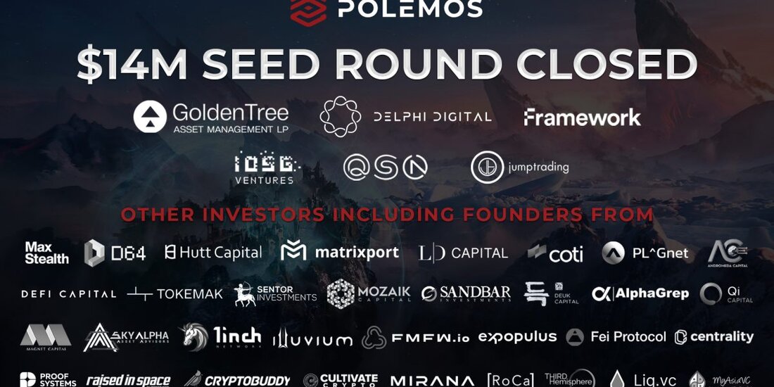 Sydney, Australien, 6. April 2022, Kettendraht Globale GameFi-Plattform und Play-to-Earn-Gilde Polemos hat eine Seed-Runde in Höhe von 14 Millionen US-Dollar mit einer vollständig verwässerten Bewertung von 100 Millionen US-Dollar abgeschlossen und sich damit als einer der am schnellsten wachsenden Teilnehmer im extrem heißen globalen GameFi-Sektor etabliert. Die Mittel werden in die Weiterentwicklung seiner proprietären Technologieplattformen fließen, die die Hinterlegung und das Leasing von NFTs, Datenanalysen und Bildungsressourcen für Wissenschaftler sowie Investitionen in neue Play-to-Earn-Spiele und das Wachstum des Teams erleichtern werden. Bemerkenswerte Mitwirkende an der Runde sind Delphi, QCP, Framework, Golden Tree, IOSG und LD Capital. Bemerkenswerte vermögende Unterstützer sind …