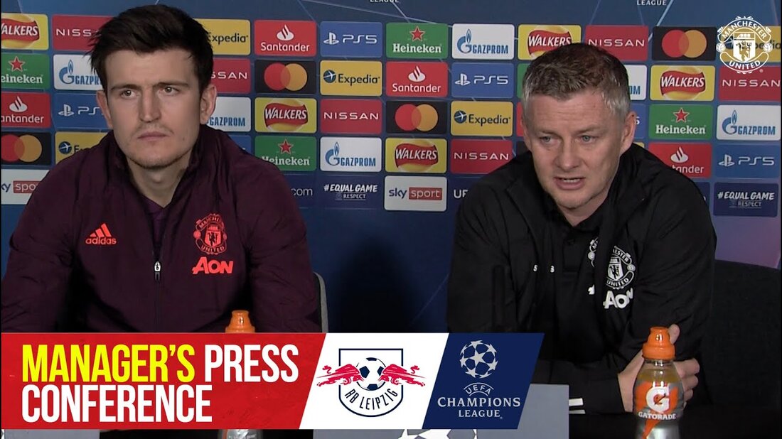 Hören Sie von United-Chef Ole Gunnar Solskjaer und Skipper Harry Maguire, wie sie sich auf das letzte Gruppenphasenspiel der Roten der UEFA Champions League gegen RB Leipzig am Dienstag in Deutschland freuen. Abonnieren Sie Manchester United auf YouTube unter http://bit.ly/ManU_YT. Besuchen Sie Manchester United unter http://www.manutd.com. Wie Manchester United auf Facebook unter http://www.facebook.com/manchesterunited. Folgen Sie Manchester United auf Twitter unter http://www.twitter.com/ManUtd Folgen Sie Manchester auf Instagram unter http://www.instagram.com/manchesterunited Abonnieren Sie MUTV unter https://bit.ly/2L9ymRs. Youtube-Link