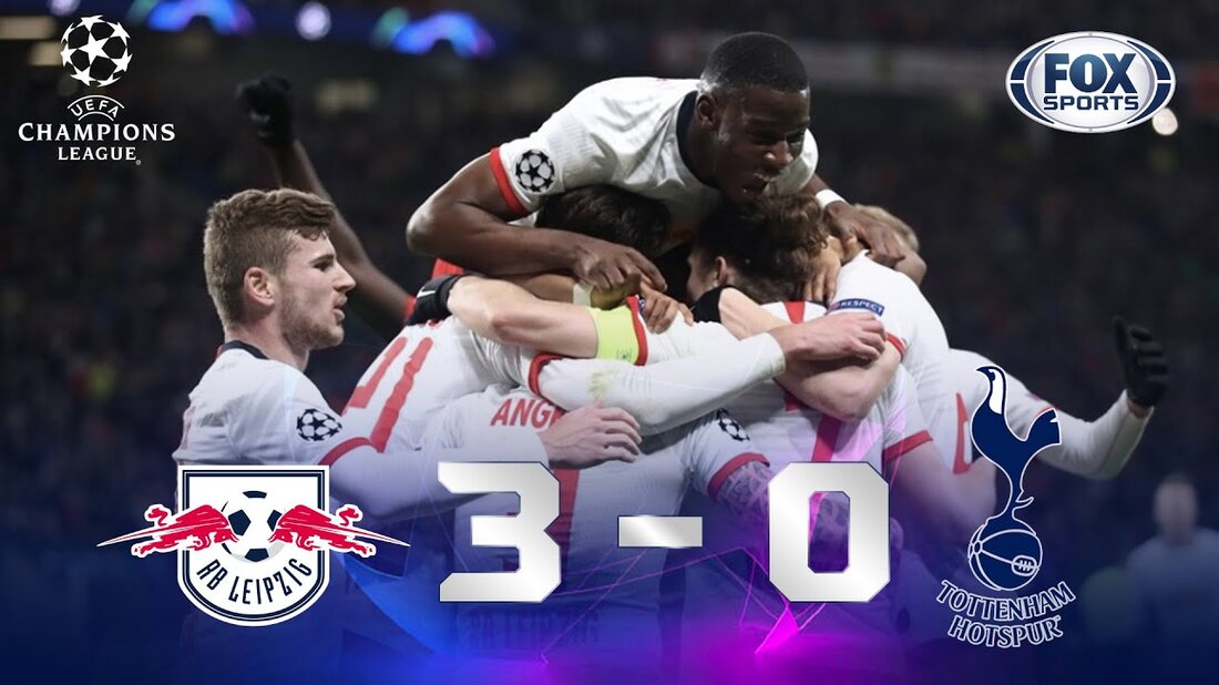 RB Leipzig überragte 3:0 gegen Tottenham gegen die Achtelfinals der UEFA Champions League. Marcel Sabitzer anotó dos goles y Emil Forsberg el restante. Mira lo mejor del partido en este resumen de FOX Sports. #ChampionsxFOX -SUSCRÍBETE ein Nuestro-Kanal https://bit.ly/2CuvmcV VISITA Nuestro-Site-Web http://www.foxsportsla.com SÍGUENOS en nuestras redes &#8211; FACEBOOK: https://www.facebook.com/foxsportsla/ &#8211; TWITTER : https://twitter.com/FOXSportsMX &#8211; INSTAGRAM: https://www.instagram.com/foxsportsmx. Youtube-Link