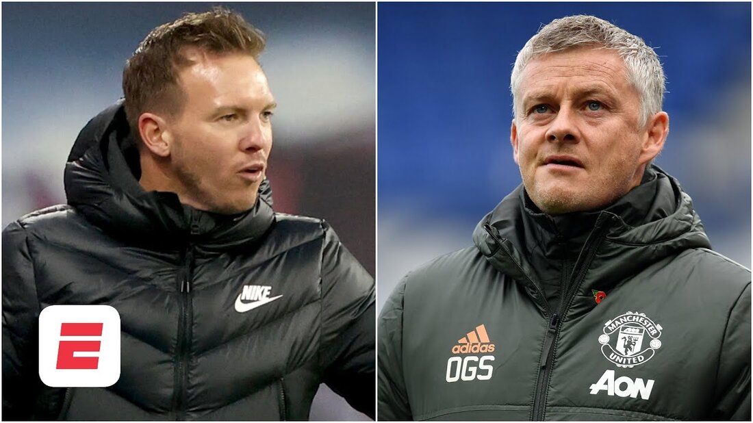 Bevor RB Leipzig Mancchester United in einem der größten Spiele der Gruppenphase der UEFA Champions League empfängt, brechen Craig Burley, Steve Nicol und Don Hutchison von ESPN FC die Schlüssel zum Spiel für beide Seiten auf. Kann Julian Nagelsmann herausfinden, wie man Marcus Rashford und Bruno Fernandes neutralisiert und Ole Gunnar Solskjaers Man United in die Europa League schickt? #ESPNFC #ChampionsLeague #RBLeipzig #ManchesterUnited Abonnieren Sie ESPN UK: http://bit.ly/1oGUzVA Folgen Sie ESPN UK auf mehreren Plattformen: https://en-gb.facebook.com/ESPNUK https://twitter.com/ ESPNUK https://www.espn.co.uk/. Youtube-Link
