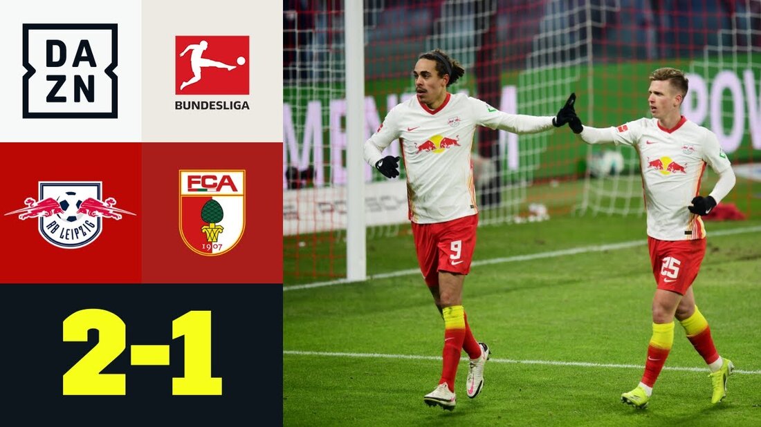 RB Leipzig eröffnet den 21. Spieltag mit einem Pflichtgewinn gegen den FC Augsburg. Aufgrund des 2: 1-Erfolgs bleiben die Nagelsmen Bayernjäger Nummer 1. Der FCA kommt nach einem 0: 2-Rückstand und ärgert sich nach einer guten zweiten Halbzeit über die Niederlage gegen den Tabellenführer. ►Sichern Sie sich Ihren kostenlosen Monat: http://bit.ly/DAZNerleben ►Das DAZN-Programm: http://bit.ly/2uFkulD ►DAZN auch auf Facebook: https://bit.ly/2lUGipo ++ + Der beste Fußball Highlights aller Wettbewerbe auf YouTube +++ ► Abonnieren Sie die DAZN UEFA Champions League auf YouTube: https://bit.ly/2WL75qD ► Abonnieren Sie die DAZN UEFA Europa League auf YouTube: https://bit.ly/2DTc8yb ► Abonniere die DAZN Bundesliga auf YouTube: https://bit.ly/2Daw8dS …