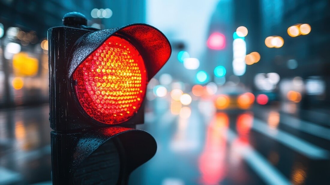 In Erfurt wurden bei Rotlichtkontrollen sechs Fahrer erwischt, die die Ampel missachteten. Bußgelder und Punkte drohen.