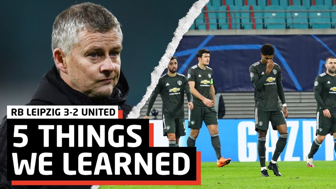 Manchester United stürzt aus der UEFA Champions League aus, nachdem sie gegen RB Leipzig mit 2: 3 verloren haben. Nach drei Toren Rückstand ließ United es zu spät. In der 80. Minute zogen sie dank eines Strafstoßes von Bruno Fernandes und eines Kopfballspiels von Paul Pogba zwei Tore zurück, aber das war nicht genug. Hier sind die 5 Dinge, die wir aus der Leistung von United gelernt haben … Bitte abonnieren Sie die neuesten Man Utd-Nachrichten über die Akademie, die Live-Stream-Reaktion von Premier League- und Champions League-Spielen aus Old Trafford und mehr, Dokumentarfilme von Manchester United, Vlogs von Manchester United, …